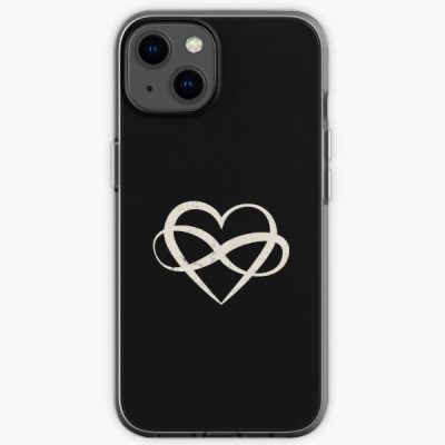 Infinity Heart Polyamory Symbol iPhone Soft Case RB0403 product Offical polyamory flag Merch