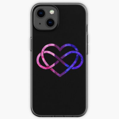 Polyamory Heart - Bi Pride iPhone Soft Case RB0403 product Offical polyamory flag Merch
