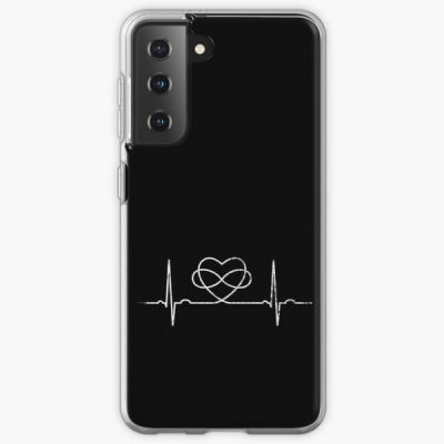 Polyamory Poly Infinity Heart EKG Samsung Galaxy Soft Case RB0403 product Offical polyamory flag Merch