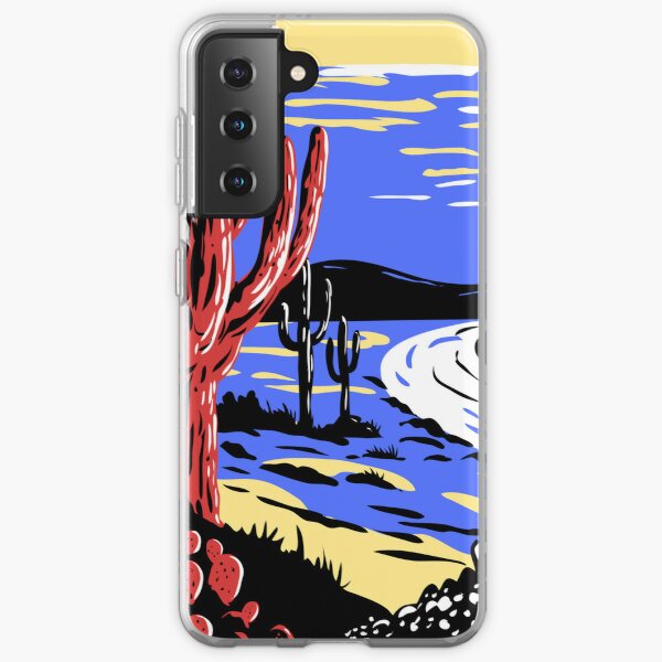 Subtle Polyamory Pride Desert Scenery, Aesthetic Discreet Polyamorous Pride Flag, Subtle Poly Pride, LGBT Samsung Galaxy Soft Case RB0403 product Offical polyamory flag Merch