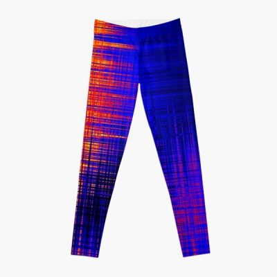 Polyamory Pride Blurred Woven Crosshatched Lines Leggings RB0403 product Offical polyamory flag Merch