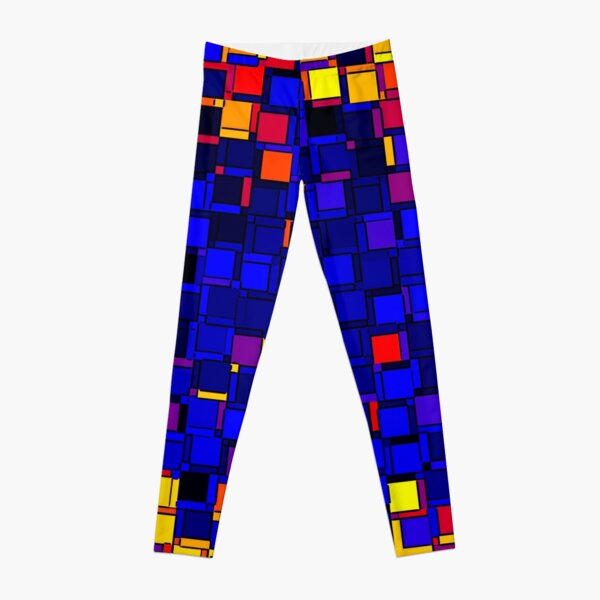 Polyamory Pride Abstract Overlapping Varied Cubes Leggings RB0403 product Offical polyamory flag Merch