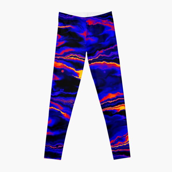 Polyamory Pride Pinched Ink Waves Leggings RB0403 product Offical polyamory flag Merch