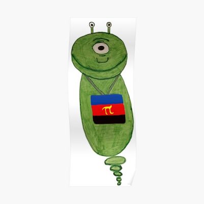 polyamory alien  Poster RB0403 product Offical polyamory flag Merch