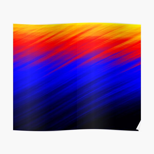 Polyamory Pride Gently Illuminated Diagonal Texture Poster RB0403 product Offical polyamory flag Merch