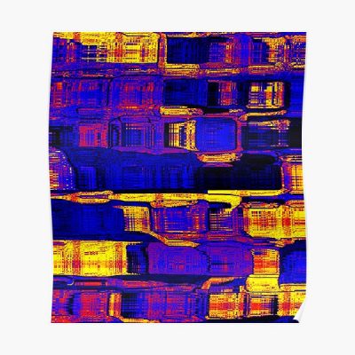 Polyamory Pride Abstract Textured Grid Design Poster RB0403 product Offical polyamory flag Merch