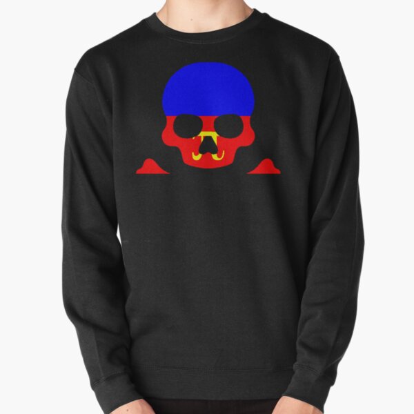 Pirate Jolly Rodger in Polyamory Pride Flag Colors Pullover Sweatshirt RB0403 product Offical polyamory flag Merch