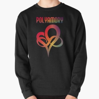 Infinity Heart Polyamory Pullover Sweatshirt RB0403 product Offical polyamory flag Merch