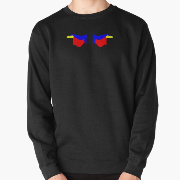 Spread Angel Wings in Polyamorous Pride Flag Colors Pullover Sweatshirt RB0403 product Offical polyamory flag Merch