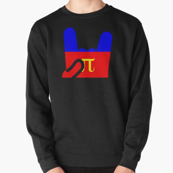 Heavy Metal Symbol in Polyamory Pride Flag Colors Pullover Sweatshirt RB0403 product Offical polyamory flag Merch