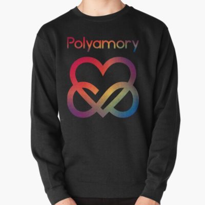 Polyamory Infinity Heart Pullover Sweatshirt RB0403 product Offical polyamory flag Merch