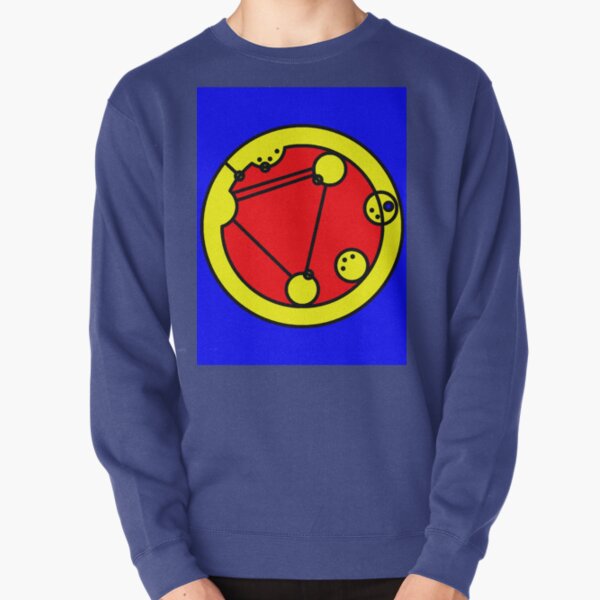 Polyamorous in Circular Gallifreyan in Polyamorous Flag Colors Pullover Sweatshirt RB0403 product Offical polyamory flag Merch