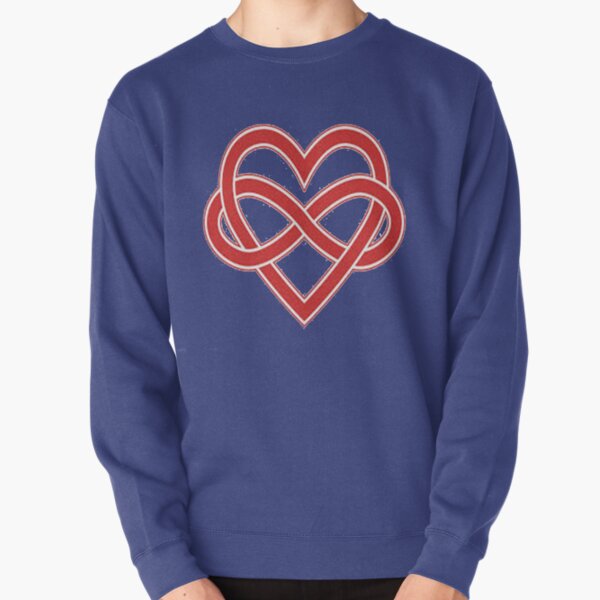 Polyamory Pride Heart Pullover Sweatshirt RB0403 product Offical polyamory flag Merch