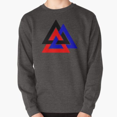 Polyamory Pride Interlocked Triangles Design Pullover Sweatshirt RB0403 product Offical polyamory flag Merch
