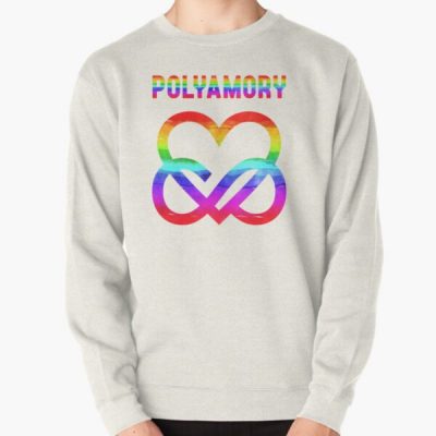 LGBTQ Infinity Heart LGBT Polyamory Pullover Sweatshirt RB0403 product Offical polyamory flag Merch