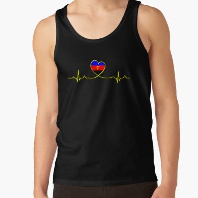 Polyamory Heartbeat Tank Top RB0403 product Offical polyamory flag Merch