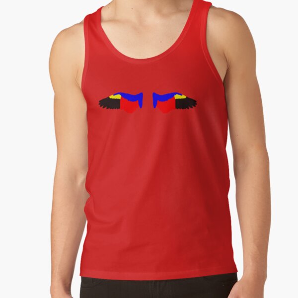 Spread Angel Wings in Polyamorous Pride Flag Colors Tank Top RB0403 product Offical polyamory flag Merch