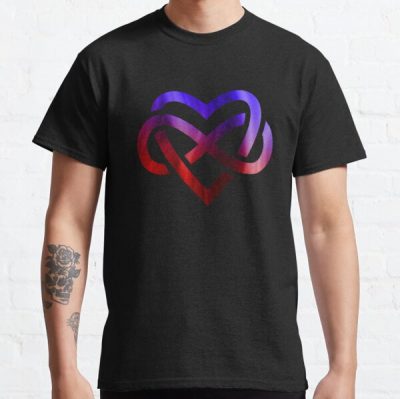 Polyamory Infinity Heart Classic T-Shirt RB0403 product Offical polyamory flag Merch