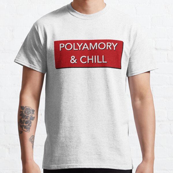 Polyamory & Chill Classic T-Shirt RB0403 product Offical polyamory flag Merch
