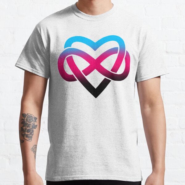 Polyamory Infinity Hearts #1 Classic T-Shirt RB0403 product Offical polyamory flag Merch