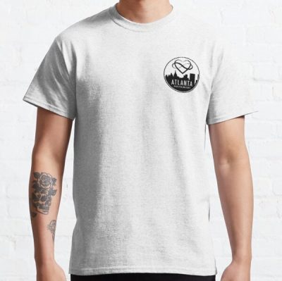 Atlanta Polyamory -  Black and White logo  Classic T-Shirt RB0403 product Offical polyamory flag Merch