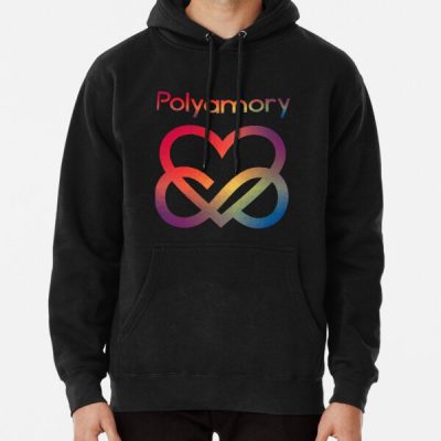 Polyamory Infinity Heart Pullover Hoodie RB0403 product Offical polyamory flag Merch