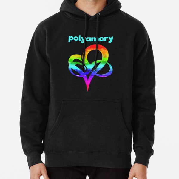 LGBTQ Polyamory Infinity Heart LGBT Pullover Hoodie RB0403 product Offical polyamory flag Merch