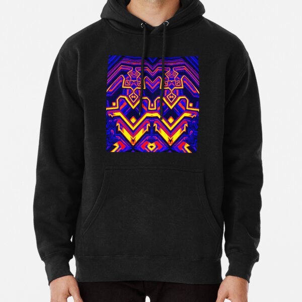Polyamory Pride Abstract Geometric Mirrored Design Pullover Hoodie RB0403 product Offical polyamory flag Merch