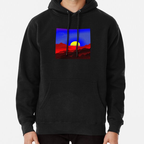 Polyamory Pride Sunrise Landscape Pullover Hoodie RB0403 product Offical polyamory flag Merch