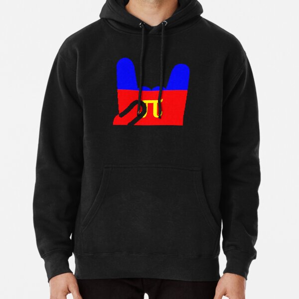 Heavy Metal Symbol in Polyamory Pride Flag Colors Pullover Hoodie RB0403 product Offical polyamory flag Merch