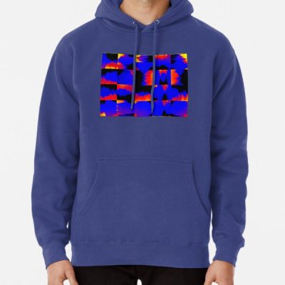 Polyamory Pride Painted Squares Pattern Pullover Hoodie RB0403 product Offical polyamory flag Merch