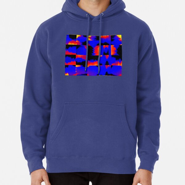 Polyamory Pride Painted Squares Pattern Pullover Hoodie RB0403 product Offical polyamory flag Merch