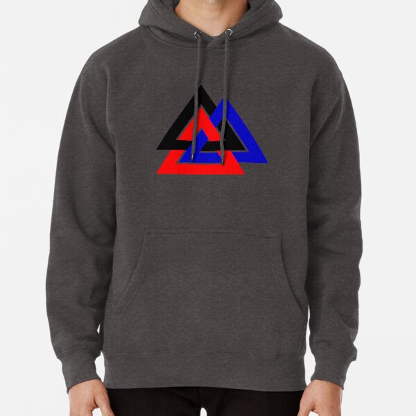 Polyamory Pride Interlocked Triangles Design Pullover Hoodie RB0403 product Offical polyamory flag Merch