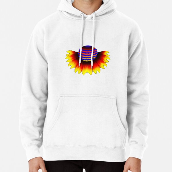 Polyamory Pride Flag Flower Pullover Hoodie RB0403 product Offical polyamory flag Merch