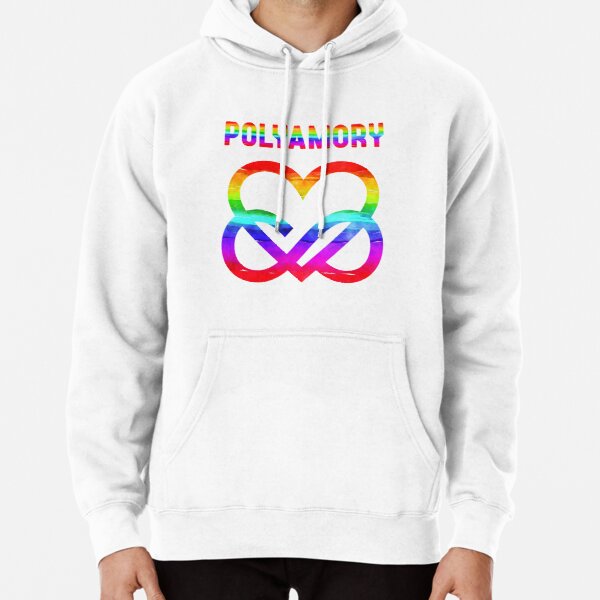 LGBTQ Infinity Heart LGBT Polyamory Pullover Hoodie RB0403 product Offical polyamory flag Merch
