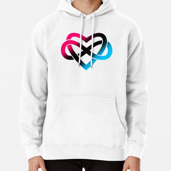 Polyamory Infinity Hearts #2 Pullover Hoodie RB0403 product Offical polyamory flag Merch