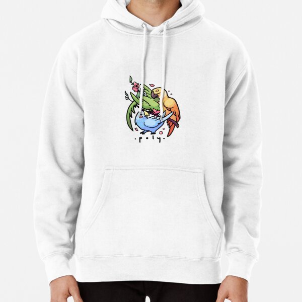 Polyamory Parrots Pullover Hoodie RB0403 product Offical polyamory flag Merch