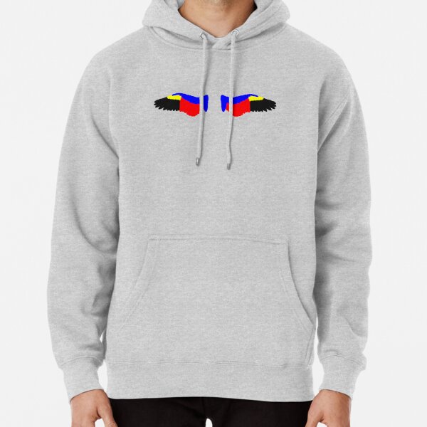 Spread Angel Wings in Polyamorous Pride Flag Colors Pullover Hoodie RB0403 product Offical polyamory flag Merch