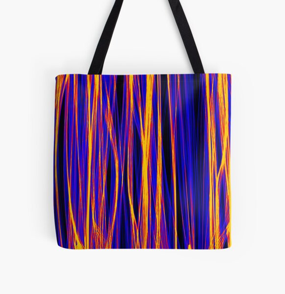 Polyamory Pride Thin Vertical Threads All Over Print Tote Bag RB0403 product Offical polyamory flag Merch