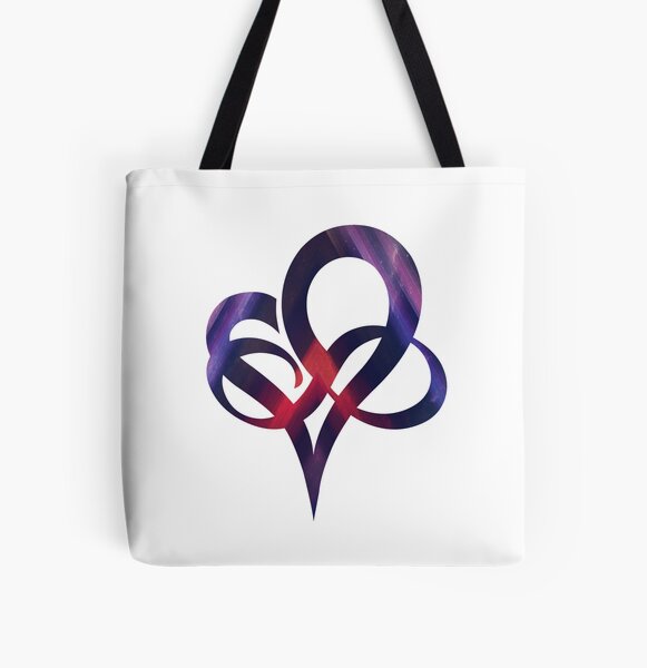 INFINITY HEART - Polyamory Symbol - Polyfidelity All Over Print Tote Bag RB0403 product Offical polyamory flag Merch