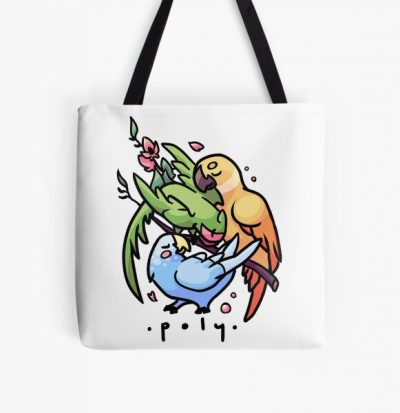 Polyamory Parrots All Over Print Tote Bag RB0403 product Offical polyamory flag Merch