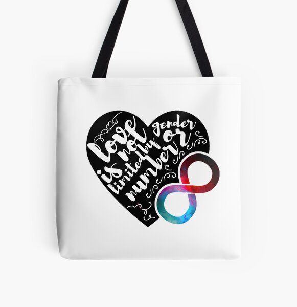 Polyamory Pride  All Over Print Tote Bag RB0403 product Offical polyamory flag Merch