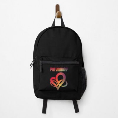 Infinity Heart Polyamory Backpack RB0403 product Offical polyamory flag Merch