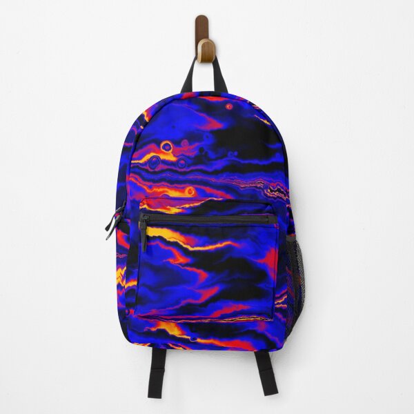 Polyamory Pride Pinched Ink Waves Backpack RB0403 product Offical polyamory flag Merch
