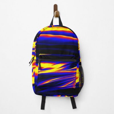 Polyamory Pride Sharp Abstract Tide Waves Backpack RB0403 product Offical polyamory flag Merch