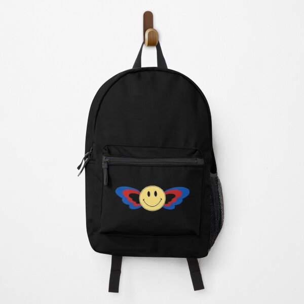 Subtle Polyamorous Pride Smiley Face With Wings, Discreet VSCO Polyamory Pride Flag, Subtle Poly Pride, LGBT Backpack RB0403 product Offical polyamory flag Merch