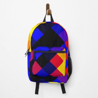 Polyamory Pride Vertical Pixel Shapes Backpack RB0403 product Offical polyamory flag Merch