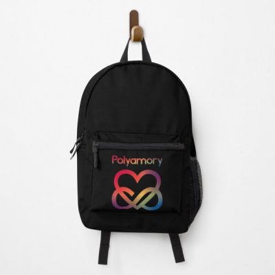 Polyamory Infinity Heart Backpack RB0403 product Offical polyamory flag Merch