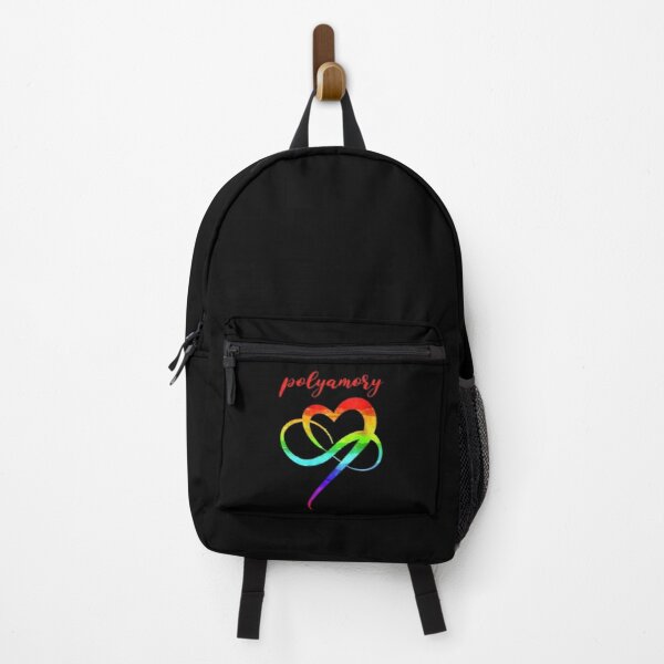 LGBTQ Homo Love Polyamory Infinity Heart Backpack RB0403 product Offical polyamory flag Merch