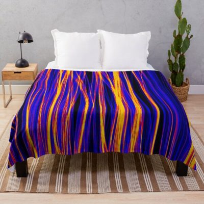Polyamory Pride Thin Vertical Threads Throw Blanket RB0403 product Offical polyamory flag Merch